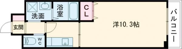 ドゥナーレ畑江通の間取り画像