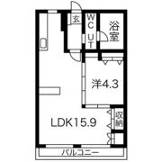 メゾンアイワの間取り画像