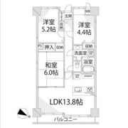 サクラメント今宿602の間取り画像