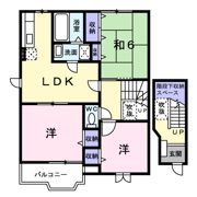 フレッサBの間取り画像