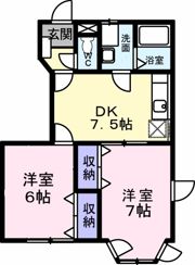 ヌーベル稲木 Aの間取り画像
