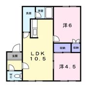 プラドール遠藤の間取り画像
