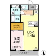 プラザオアシスの間取り画像