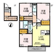 エミネンス Ⅱの間取り画像