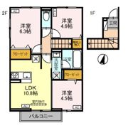 エミネンス Ⅱの間取り画像