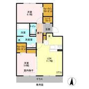 パーク根郷の間取り画像