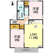 リビングタウン西長戸 C棟の間取り画像