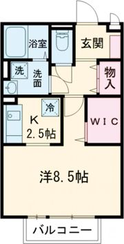 パルティール・パレス B棟の間取り画像