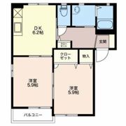 フォーブル直江Ⅱの間取り画像