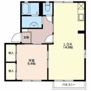 ゆうハイム Bの間取り画像