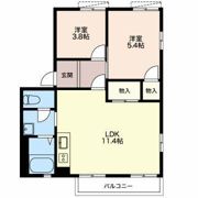 パークヒル生桑 Aの間取り画像