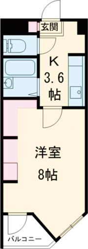 アプリーレ京町 ＊＊の間取り画像