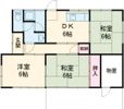 牛川町西郷貸家の間取り画像
