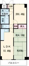 ライオンズマンション古江西の間取り画像