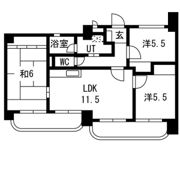 マンションヒルズの間取り画像