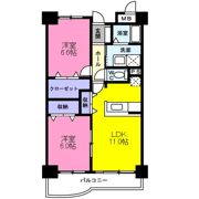 マンション グランデ カナバの間取り画像