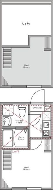 ハーモニーテラス富士見台の間取り画像