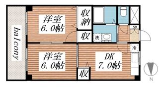 プラーズ六実の間取り画像