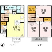 マルベリーガーデン B棟の間取り画像