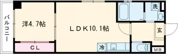 ルミナス海田駅前の間取り画像