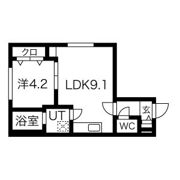 ASTER TOYOHIRA(アステールトヨヒラ)の間取り画像
