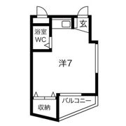 鶴田マンションの間取り画像