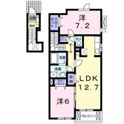 カーサ・大井Bの間取り画像