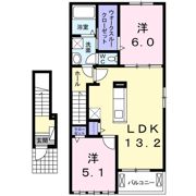 SOUZA田能の間取り画像