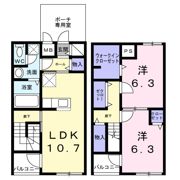 サンテラス本郷台Cの間取り画像