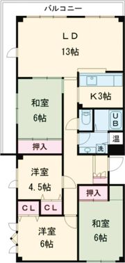 ルネッサンス末広の間取り画像
