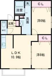 メゾンパティオ本通の間取り画像