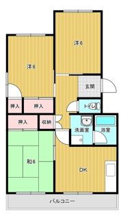 レジデンスナランハの間取り画像