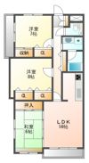 ブルーラグーン吉塚南の間取り画像