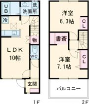 Luana Mahalo Ⅱの間取り画像