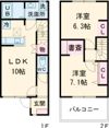 Luana Mahalo Ⅱの間取り画像