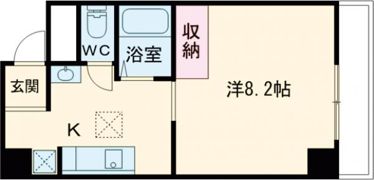 フクダ不動産新大宮マンションの間取り画像