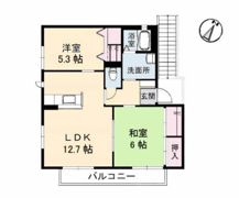 バリュージュ井原 B棟の間取り画像