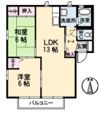 アンシャンテ戸坂の間取り画像