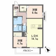 シャーメゾン西鳴水の間取り画像