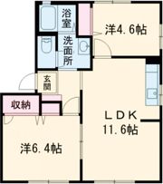 グレースハイム B棟の間取り画像