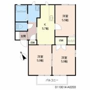 ファミール濱田の間取り画像