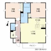 プルミエ25 A棟の間取り画像