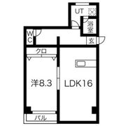 プリズム岩塚の間取り画像