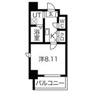 シャンポール内田橋の間取り画像