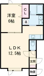 ゆかるⅡの間取り画像