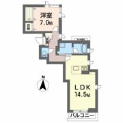シャーメゾン麓山の間取り画像