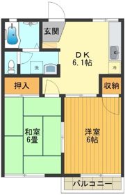 メゾン小山Ⅲの間取り画像