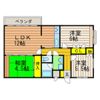 スクエア美濃山Aの間取り画像