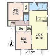 Casa bella Nozato Bの間取り画像