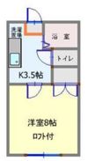 ホワイトキャッスル富田の間取り画像